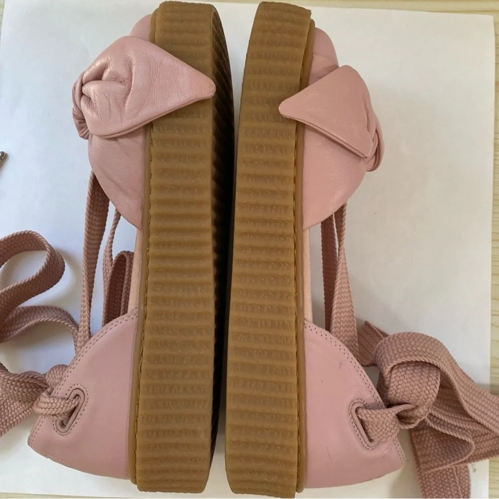 Fenty x Puma Bow Creeper Platform Leather Shoes